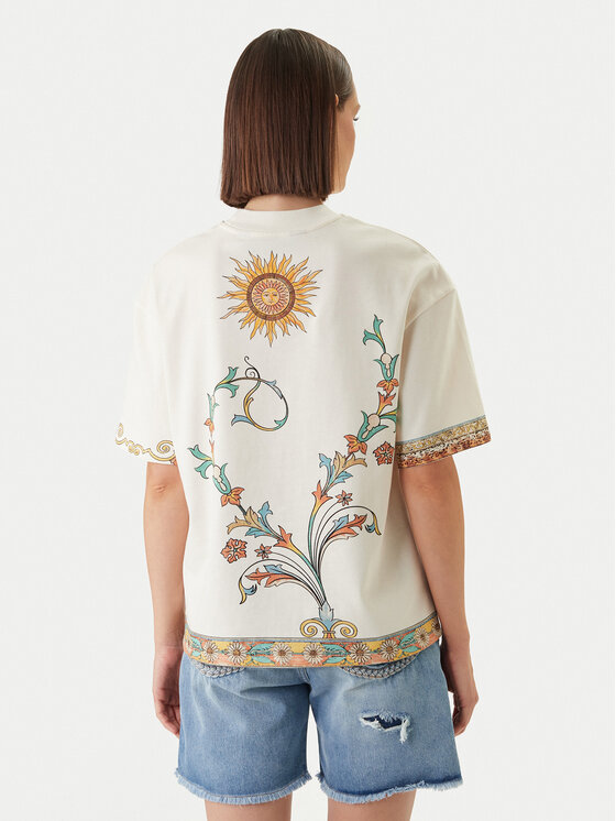 Just Cavalli Just Cavalli Camiseta 80PAHE08 CJ118 Blanco Regular Fit