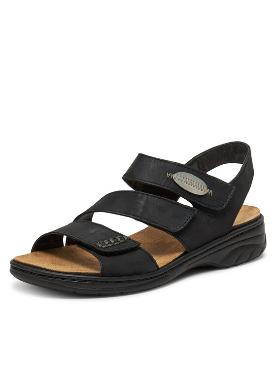 Rieker Sandali Rieker 64573-00 Nero