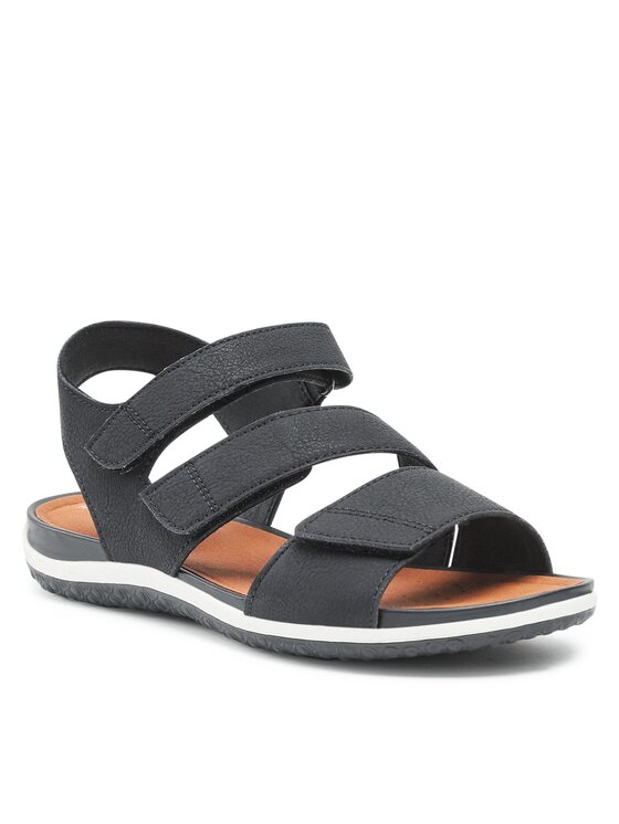 Geox Sandali Geox D Sandal Vega D35R6A000EKC9999 Črna