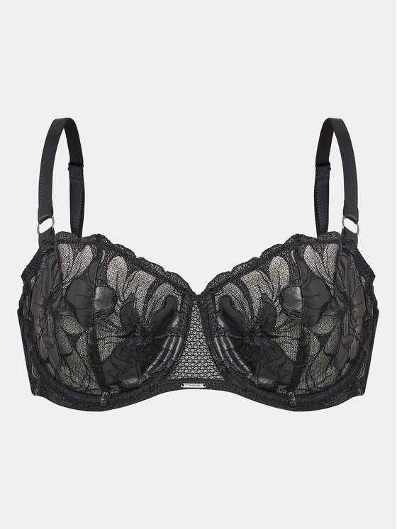 Chantelle Chantelle Sujetador con aros Fleurs Si C12Q50 Negro