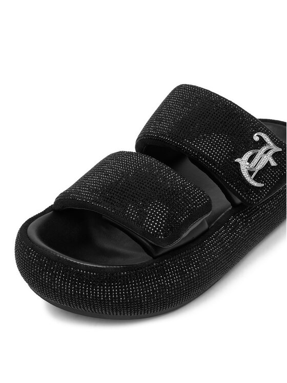 Juicy Couture Klapki Juicy Couture CEO-WSS21515-02 Czarny