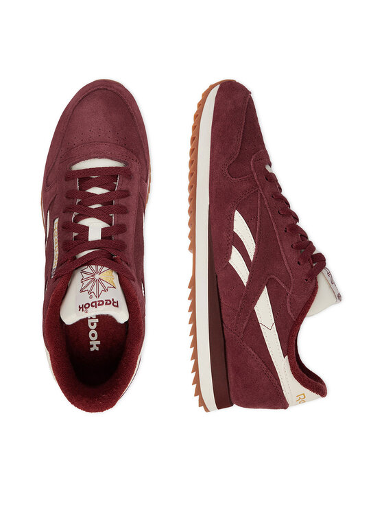 Reebok Sneakersy Reebok EO-CLASSIC LEATHER RIPPLE 100279098 Bordová