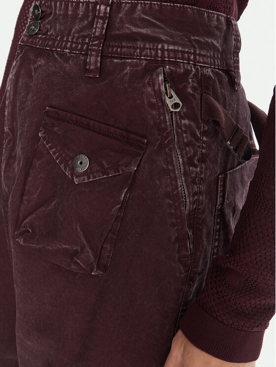 G-STAR G-Star Raw Pantaloni di tessuto Cargo 3D D27025-D388 Viola Boyfriend Fit