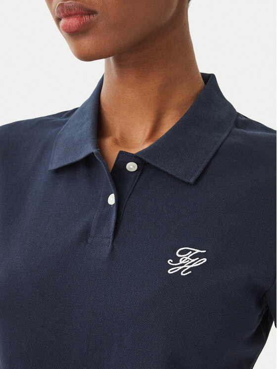 Tommy Hilfiger Tommy Hilfiger Polo 1985 Logo WW0WW49259 Azul marino Slim Fit