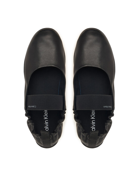 Calvin Klein Μπαλαρίνες Calvin Klein Ballet Sneaker Mj Lth HW0HW03308 Μαύρο