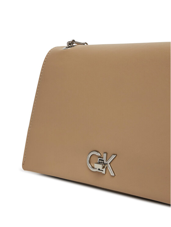 Calvin Klein Geantă Calvin Klein Ck Medium Conv Chain Bag K60K612810 Bej