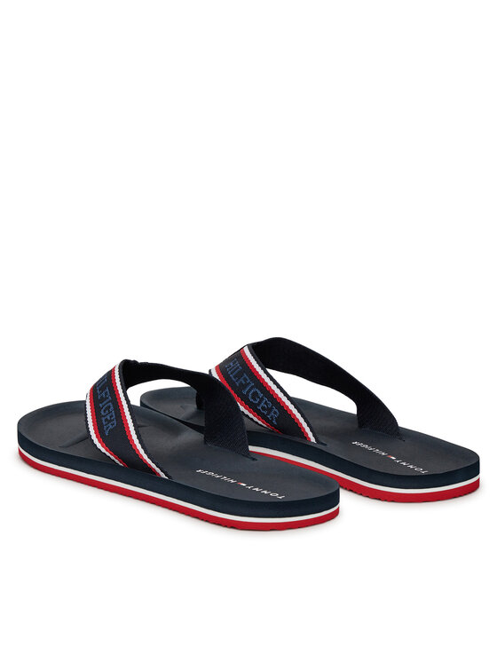 Tommy Hilfiger Žabky Tommy Hilfiger Comfort Hilfiger Beach Sandal FM0FM05510 Tmavomodrá