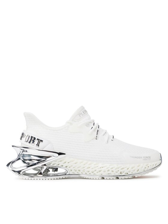 Plein Sport Снікерcи Plein Sport The Scratch FABS USC0335 PTE003N Білий