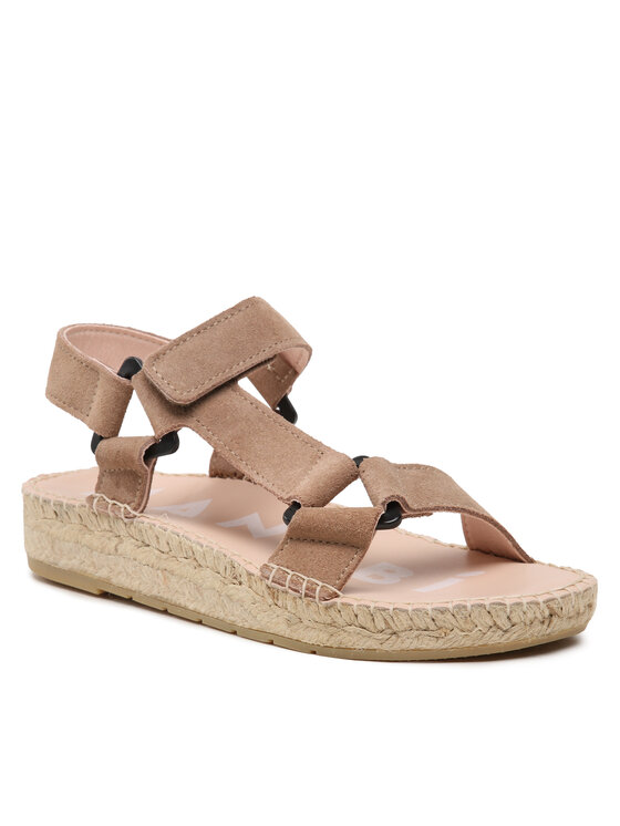 Manebi Еспадрильї Manebi Hiking Sandals W 1.9 JH Бежевий