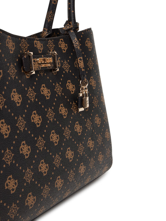 Guess Сумка Guess Carrie Logo HWGP98 98220 Коричневий