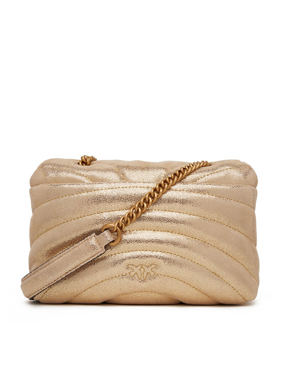 PINKO Kabelka PINKO Love Puff Mini Cl PE 25 PLTT 100039 A27F Zlatá