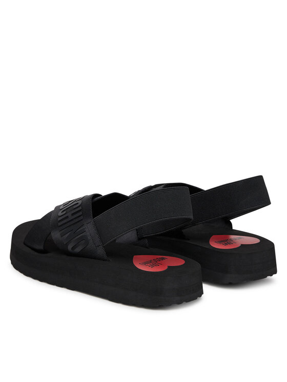 LOVE MOSCHINO Босоніжки LOVE MOSCHINO JA16214G0MIX4000 Чорний