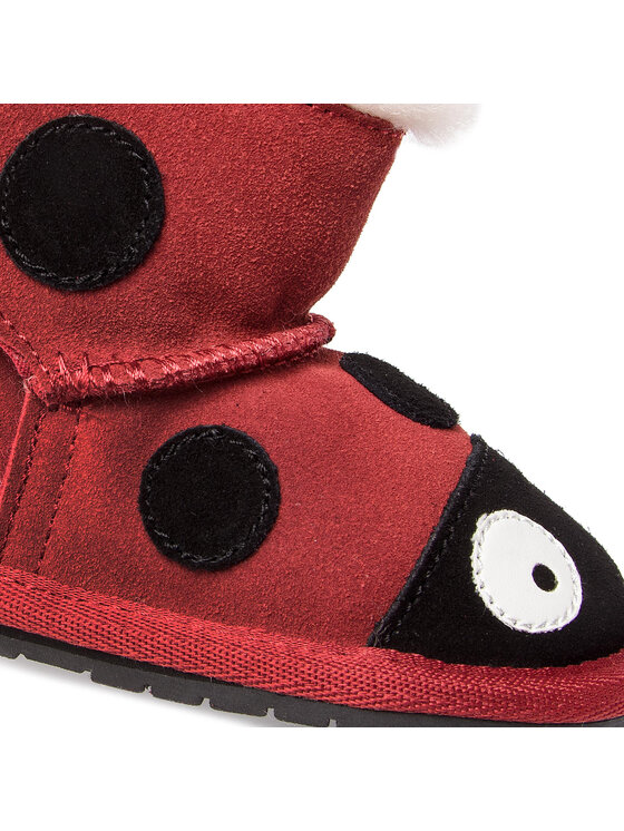EMU Australia Śniegowce EMU Australia Ladybird Walker B10317 Czerwony