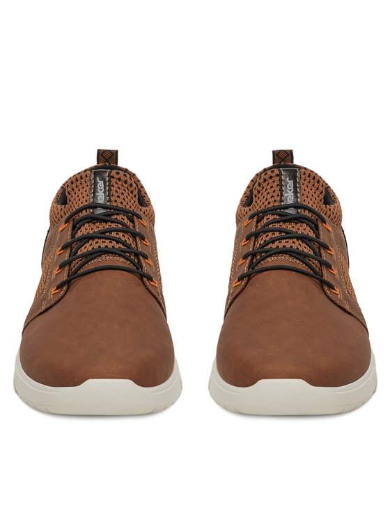 Rieker Sneakersy Rieker B7588-24 Hnědá