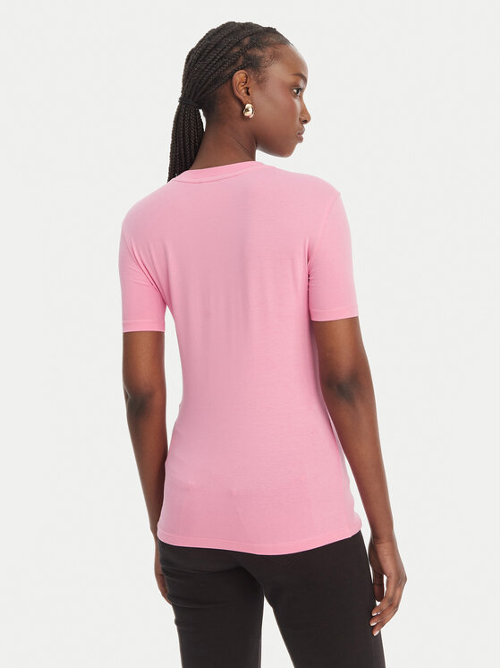Versace Jeans Couture Versace Jeans Couture Camiseta 80HAHE01 CJ02E Rosa Slim Fit