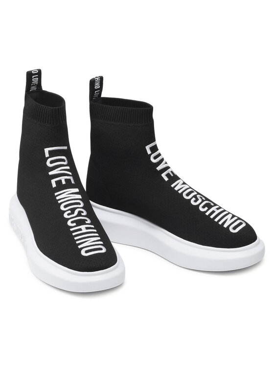 Снікерcи LOVE MOSCHINO JA15184G1DIZ1000 Чорний | Evzuttya.com.ua