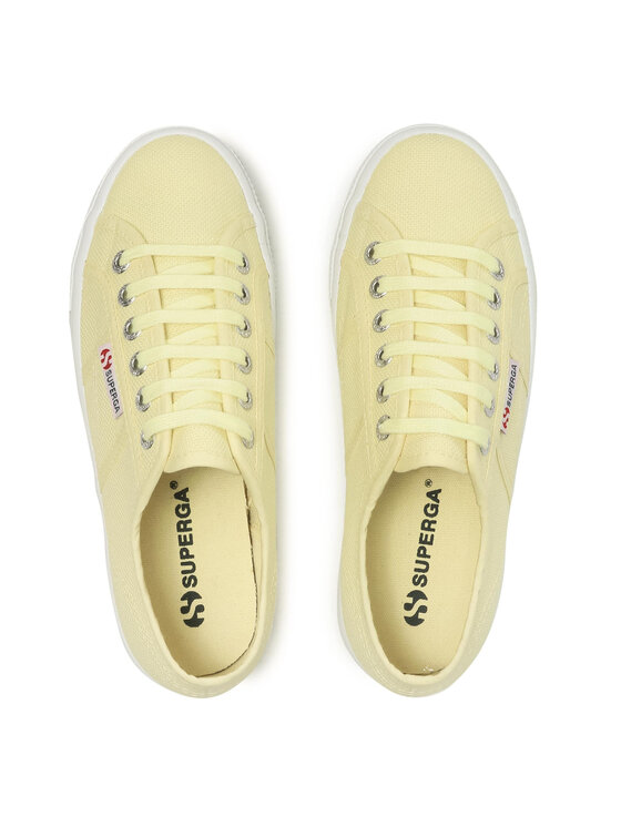 Superga Tenisenes Superga 2790 Cotw Linea Up And Down S9111LW Dzeltens