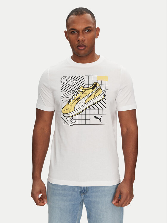 Puma Puma Футболка Sneaker 684830 Білий Regular Fit