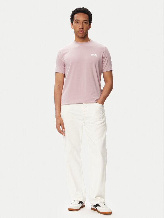 KARL LAGERFELD KARL LAGERFELD Camiseta 755781 563235 Rosa Regular Fit