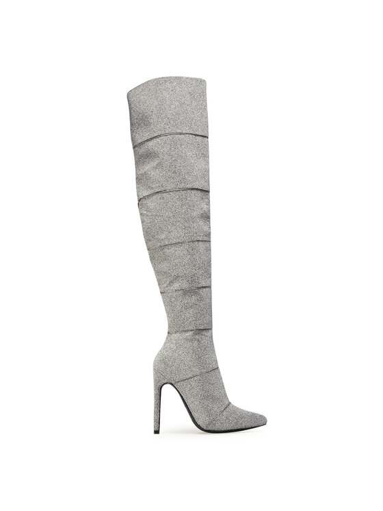 Steve Madden Чоботи Steve Madden Wonders-C SM11001199-02003-060 Срібний