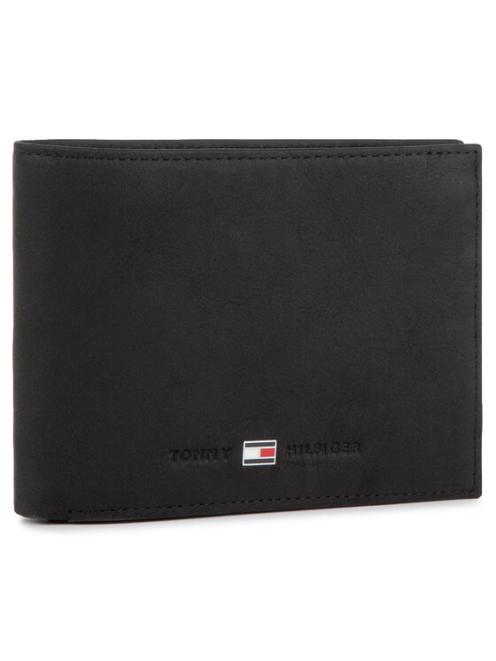 Tommy Hilfiger Portafoglio Tommy Hilfiger Johnson Cc Flap And Coin Pocket AM0AM00660/82566 Nero