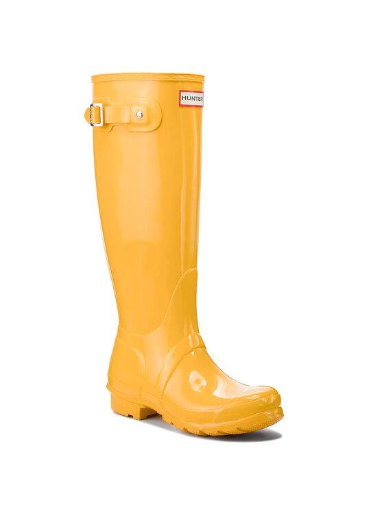Hunter Гумові чоботи Hunter Org Tall Gloss WFT1000RGL Жовтий
