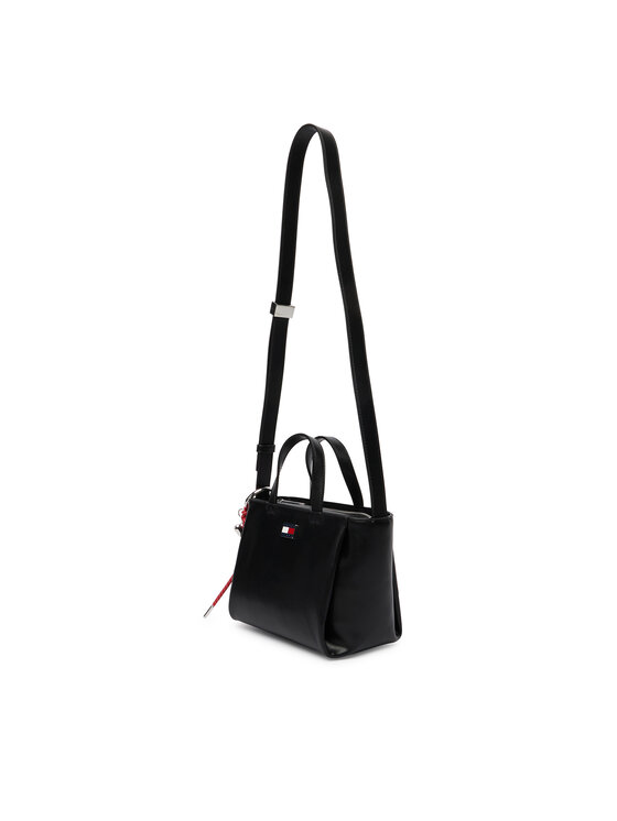Tommy Jeans Borsetta Tommy Jeans Tjw City Charm Mini Tote AW0AW18580 Nero