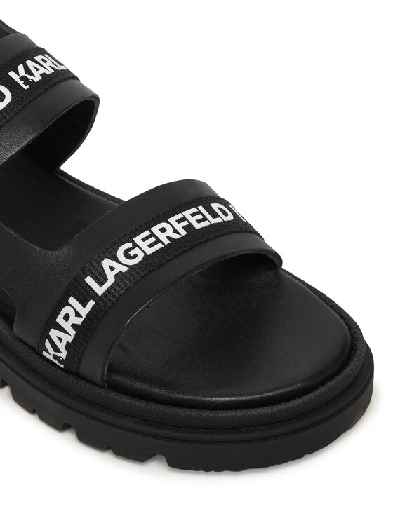 KARL LAGERFELD Sandały KARL LAGERFELD Z31176 S Czarny