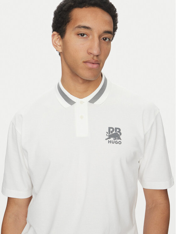 HUGO HUGO Поло Dodac_RB 50542748 Білий Regular Fit