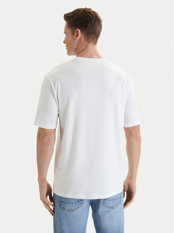 Beverly Hills Polo Club Beverly Hills Polo Club Camiseta W126-BHMTS-1020-01P Blanco Regular Fit