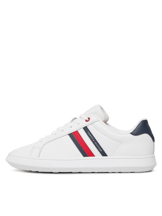 Tommy Hilfiger Tenisice Tommy Hilfiger Essential Leather Cupsole FM0FM04921 Bijela