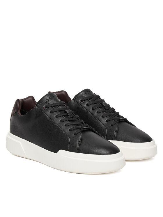 Calvin Klein Сникърси Calvin Klein Chunky Cupsole Laceup Clean Lth HM0HM02239 Черен