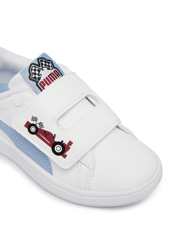 Puma Снікерcи Puma Puma Smash 3.0 Racing Crew V 408385 01 Білий
