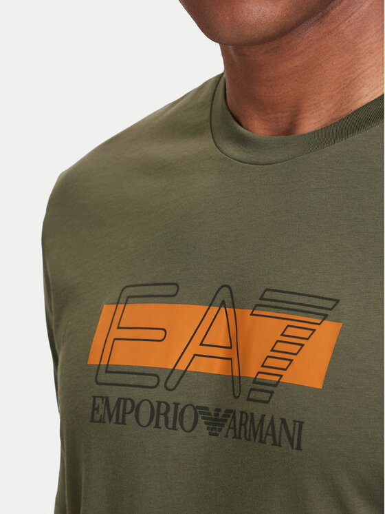 EA7 Emporio Armani EA7 Emporio Armani Camiseta 7M002415 AF10375 U7014 Verde Regular Fit