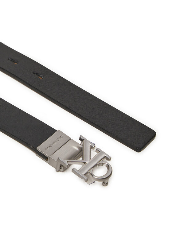 Calvin Klein Jeans Sieviešu josta Calvin Klein Jeans Mono Pl Rev Lthr Belt K60K612290 Melns