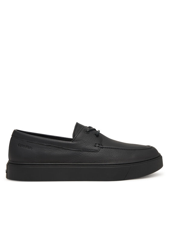 Calvin Klein Scarpe basse Calvin Klein Hybrid Clean Boat Shoe Lth HM0HM02233 Nero