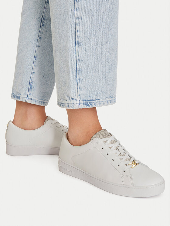 MICHAEL Michael Kors Sneakersy MICHAEL Michael Kors Keaton Lace Up 43R4KTFS2L Écru