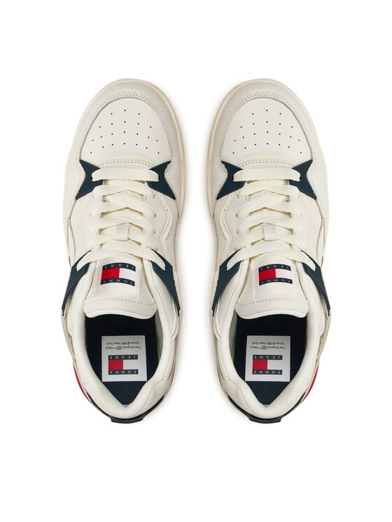 Tommy Jeans Sneakersy Tommy Jeans Tjm Ultra Basket Sneaker EM0EM01493 Bílá