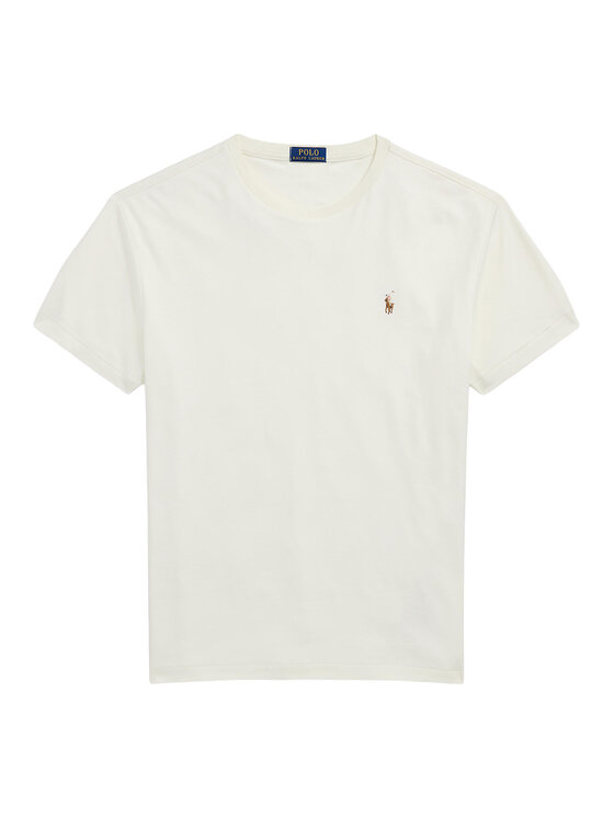 Polo Ralph Lauren Polo Ralph Lauren Футболка 710740727094 Écru Custom Slim Fit