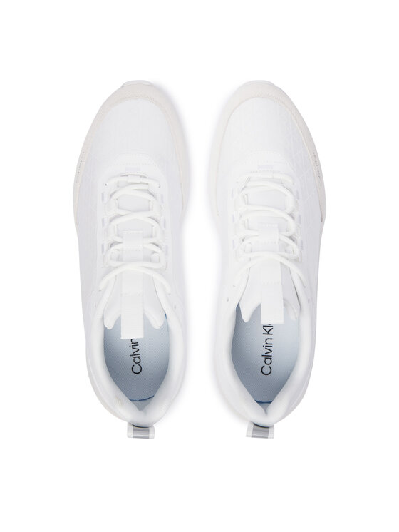 Calvin Klein Superge Calvin Klein Light Eva Runn Laceup Aop HM0HM02343 Bela