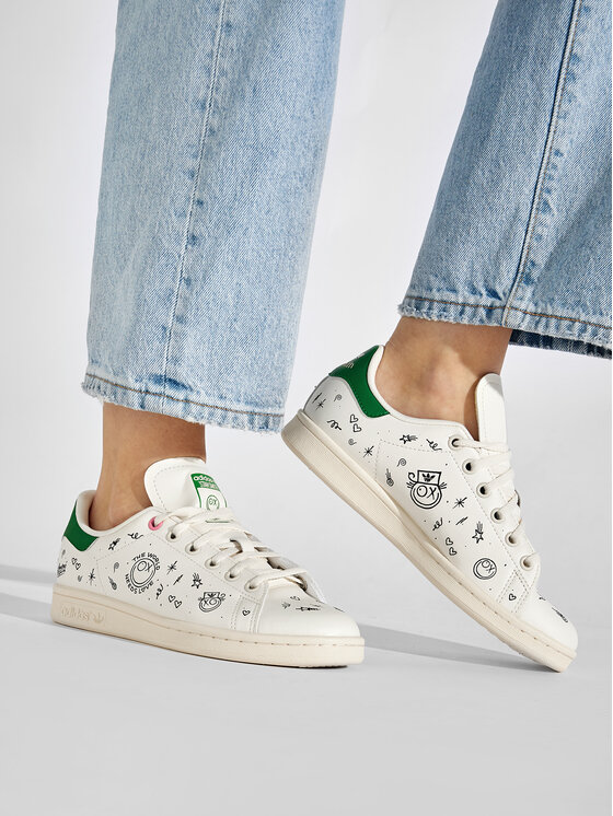 adidas Sneakersy adidas Stan Smith J GY1786 Bílá