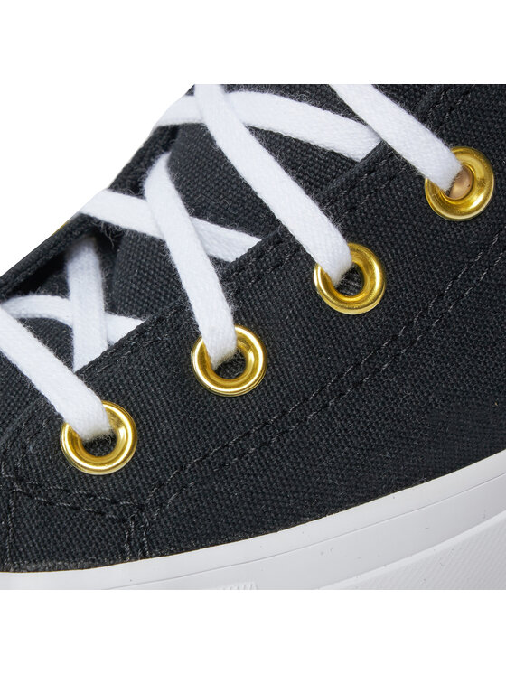 Converse Кеди Converse Chuck Taylor All Star Lift Platform Star Studded A05453C Чорний