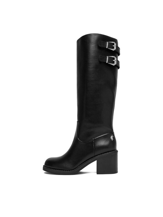 U.S. Polo Assn. Чоботи U.S. Polo Assn. EO-SABINA001W/EY1 Чорний
