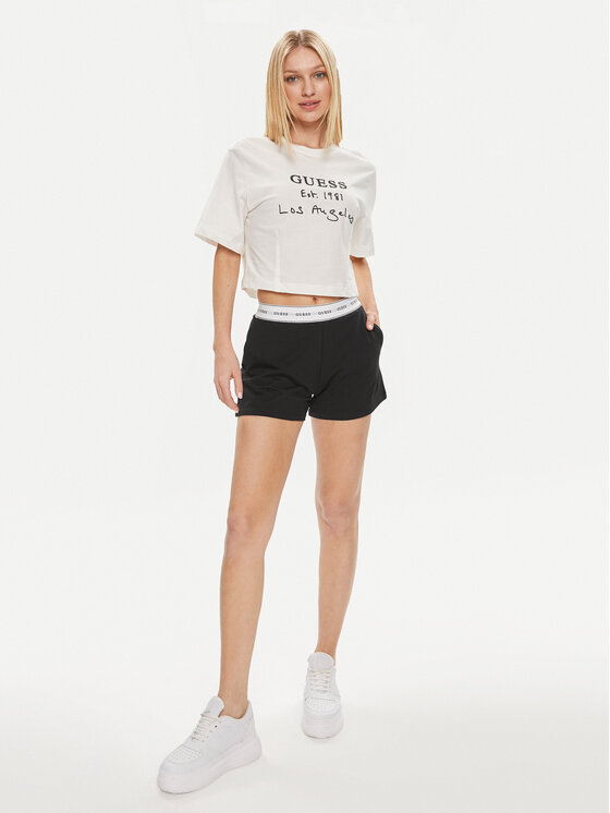 Guess Guess Pantaloncini del pigiama O4GD02 KBS91 Nero Loose Fit