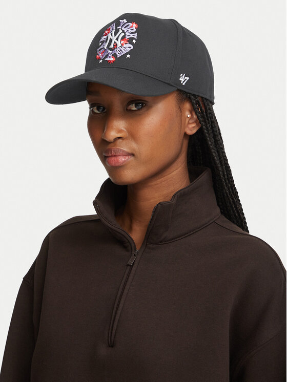 47 Brand Czapka z daszkiem 47 Brand New York Yankees MLB Flora Hitch B-FLRAH17HTP Czarny