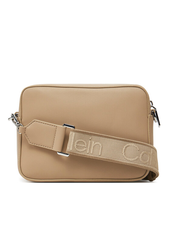 Calvin Klein Ročna torba Calvin Klein Ck Must Small Camera Bag K60K613145 Bež