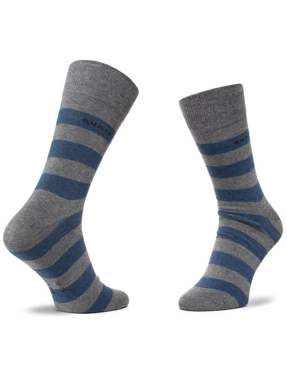 QUAZI Skarpety długie QUAZI QZ-SOCKS-65-04-MEN-007 Granatowy