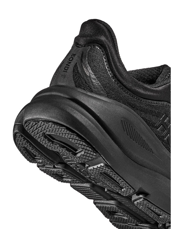 Hoka Взуття для бігу Hoka Bondi 9 Wide Чорний