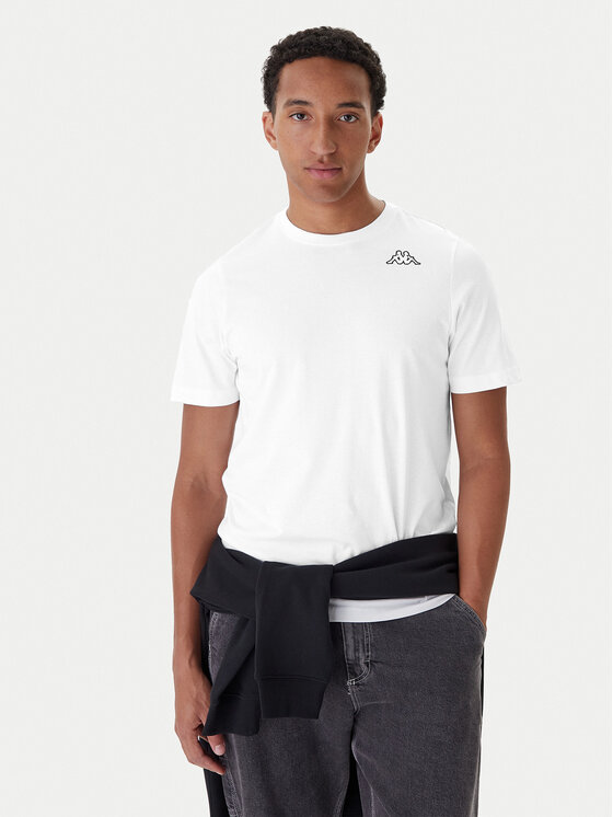 Kappa Kappa Conjunto de camisetas Logo Myrto 322563W Blanco Regular Fit