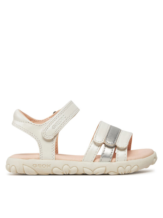 Geox Sandali Geox J Sandal Haiti Girl J458ZD 000NF C0459 M Bianco